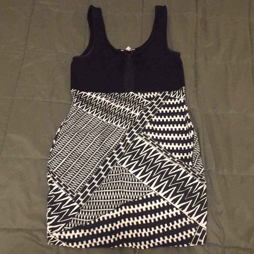 Charlotte Russe Black/White Dress - size small